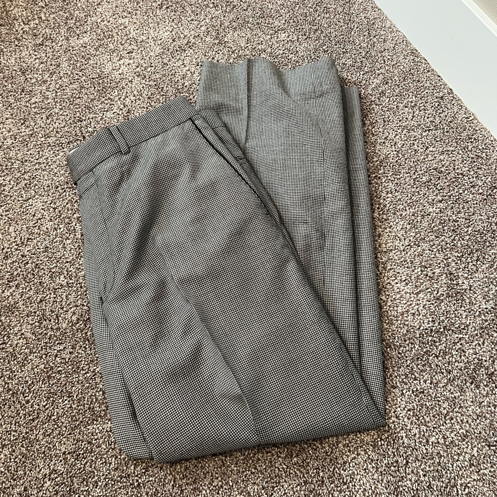 Sophisticated Black and White Dress Pants